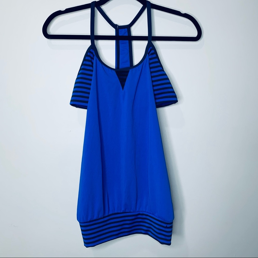 Nike Vibrant Blue Tank with Black Accents